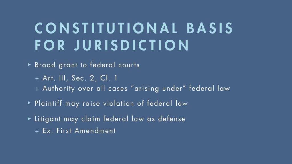 State vs. Federal Jurisdiction: Who Really Rules?