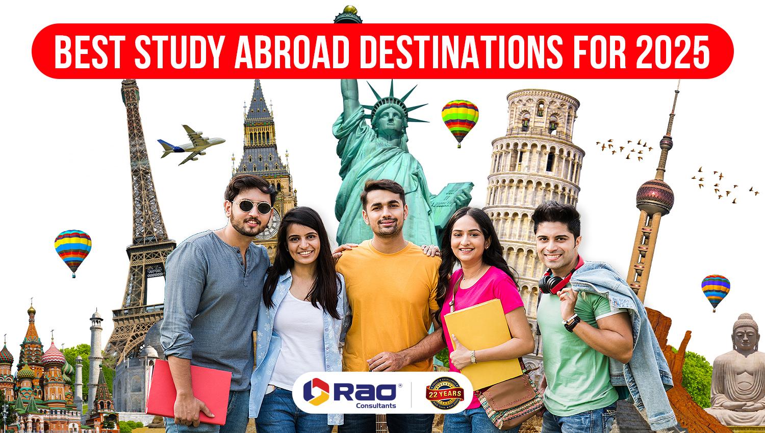 Top Study Abroad Destinations in 2025 for U.S. Students