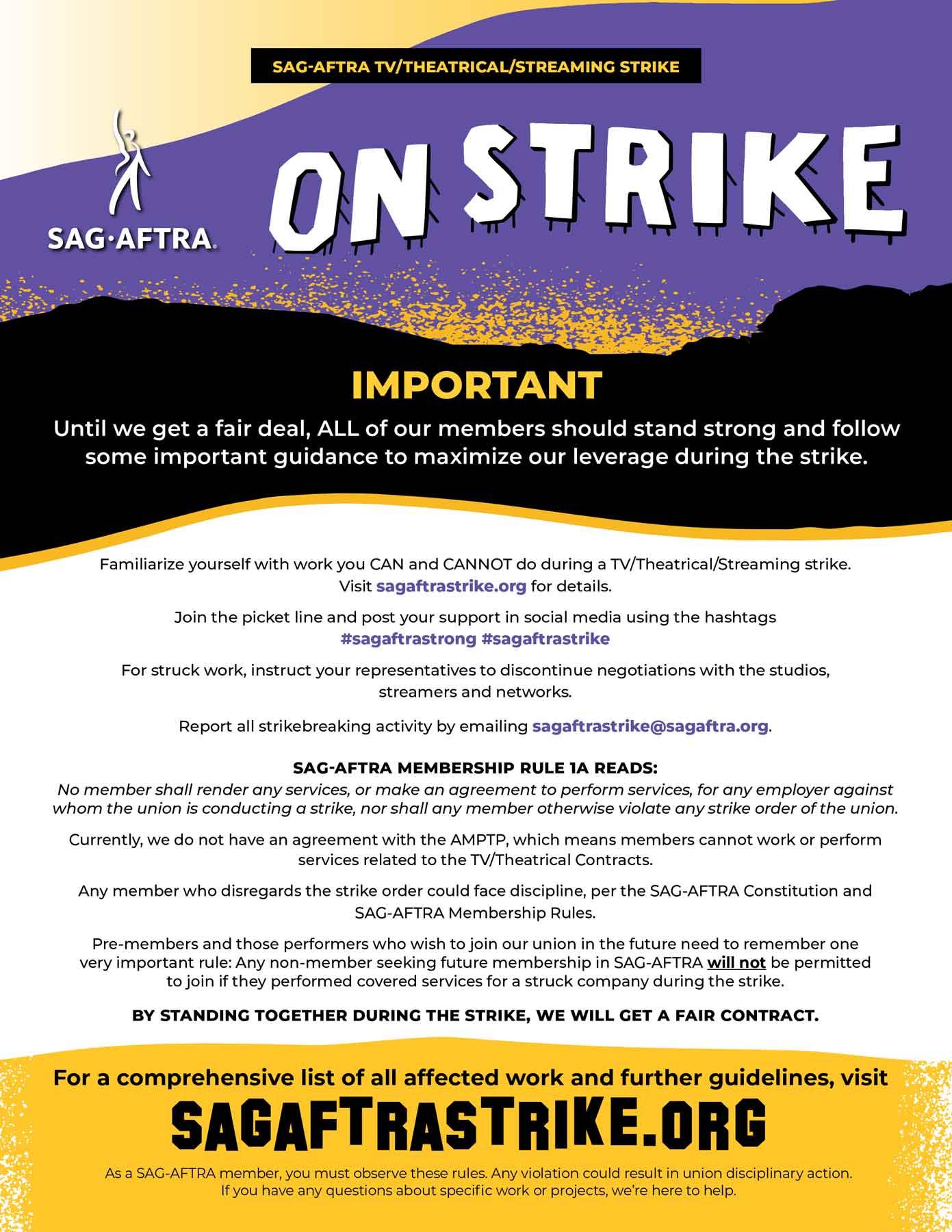 How the SAG Strike Changed Entertainment Labor Rules