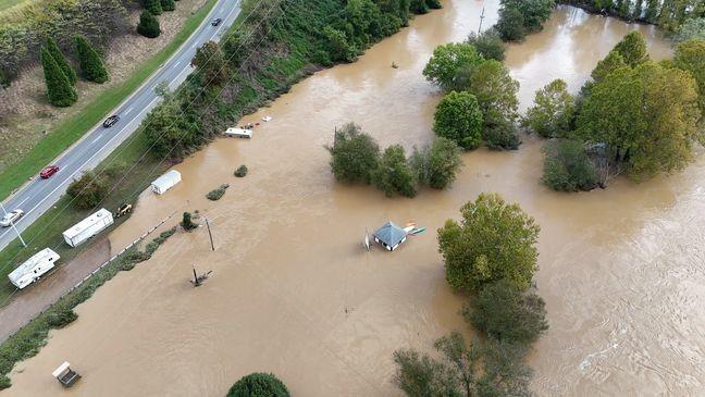 Drone Footage Captures Historic Flooding — Shared Millions of Times