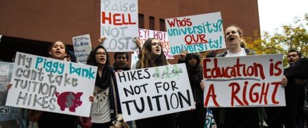 Students Protest Tuition Increases Nationwide