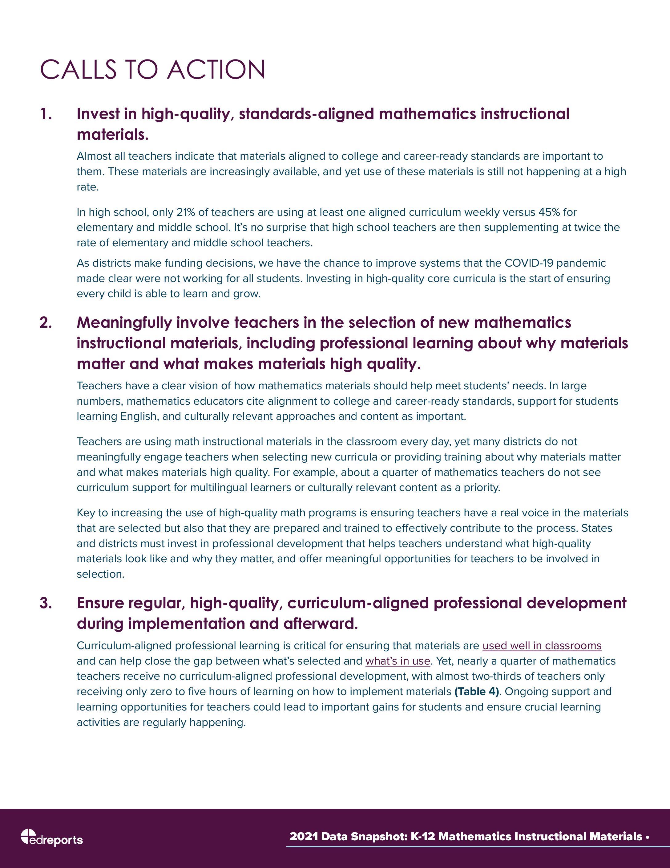 Recommendations for Educators and Policy Makers to Ensure Smooth Implementation