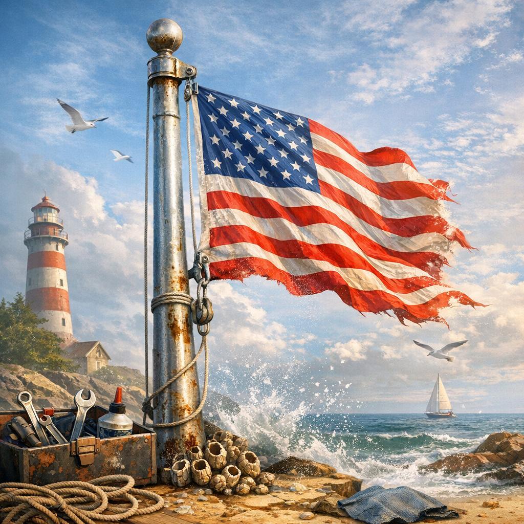 How to Maintain Your Outdoor Flagpole in Coastal Areas