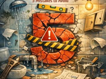 Bathroom Renovations: 5 Mistakes to Avoid