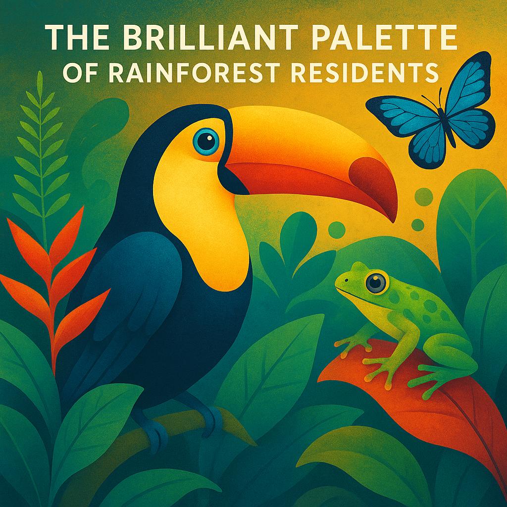 The Brilliant Palette of Rainforest Residents