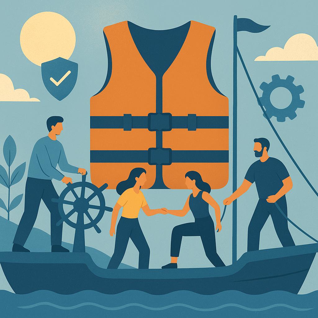 Safety First Setting the Stage for Fun and Effective Boat-Based Team Building