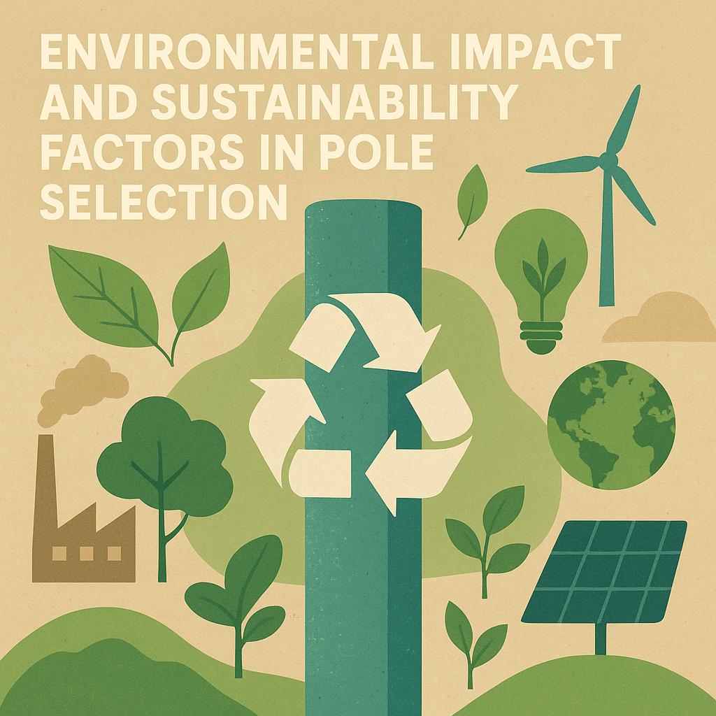 Environmental Impact and Sustainability Factors in Pole Selection
