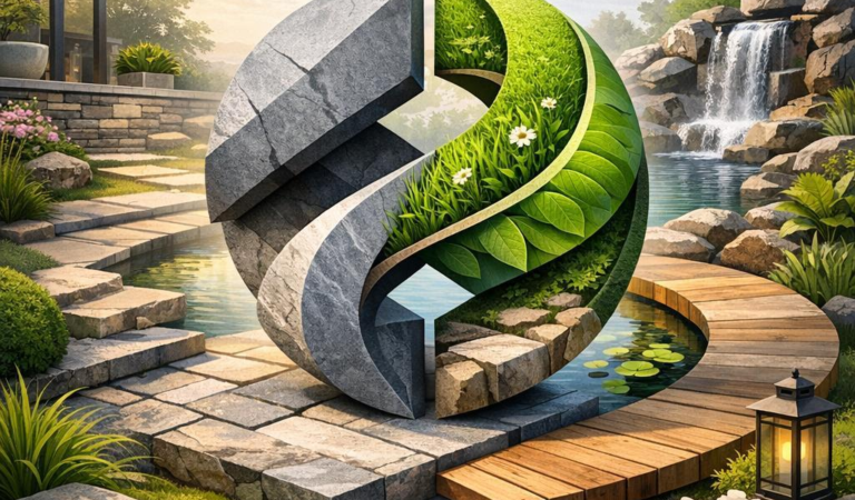 Garden aesthetics: Combining Hardscapes with Greenery