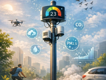 Smart Sensors: Monitoring Air Quality via Street Poles