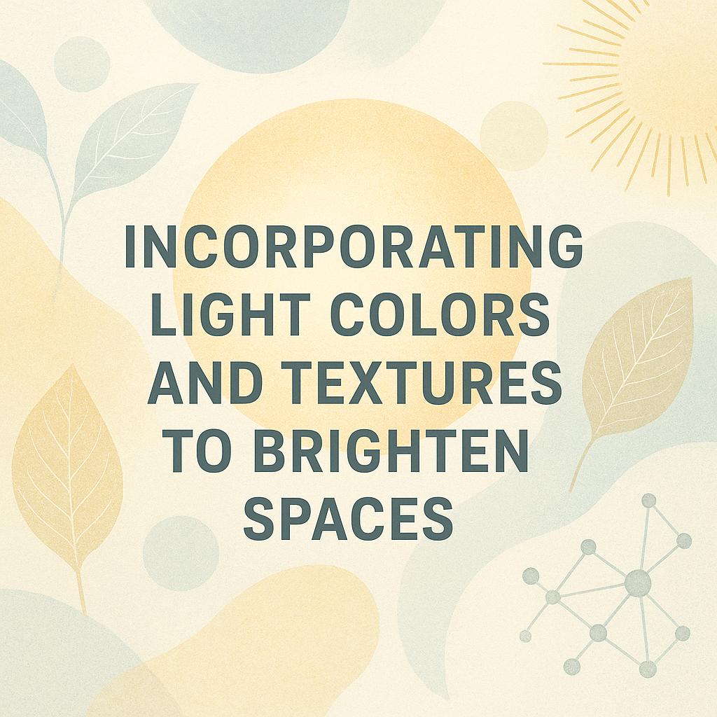 Incorporating Light Colors and Textures to Brighten Spaces