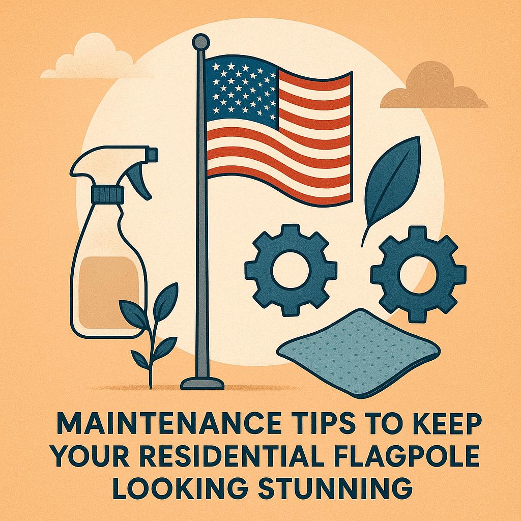 Maintenance Tips to Keep Your Residential Flagpole Looking Stunning