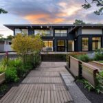 Modern Ground floor extensions integrated with a beautiful Sydney backyard garden