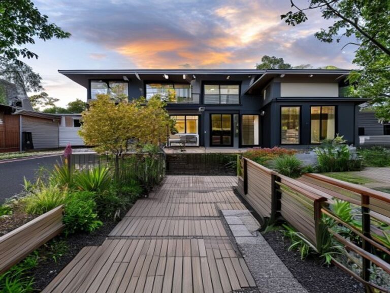 Modern Ground floor extensions integrated with a beautiful Sydney backyard garden